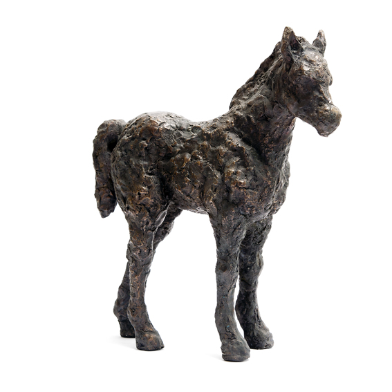 Billede af Elna Christiansens skulptur "Pony"